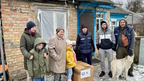 Juntos por la Vida viaja a Ucrania para llevar energía y calor solidario cuando se cumple un año de guerra Juntos por la Vida viaja a Ucrania para llevar energía y calor solidario cuando se cumple un año de guerra