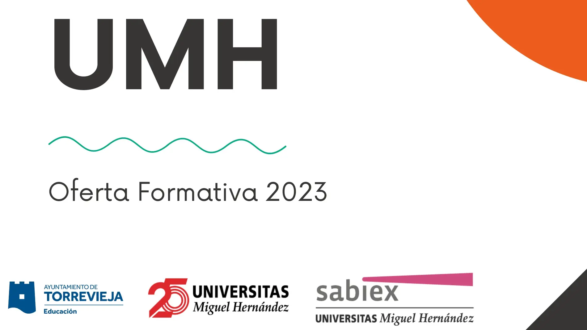 Oferta de cursos formativos online de la universidad Miguel Hernández en Torrevieja 