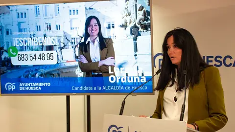 Lorena Orduna ha presentado la iniciativa del PP oscense. Lorena Orduna ha presentado la iniciativa del PP oscense.