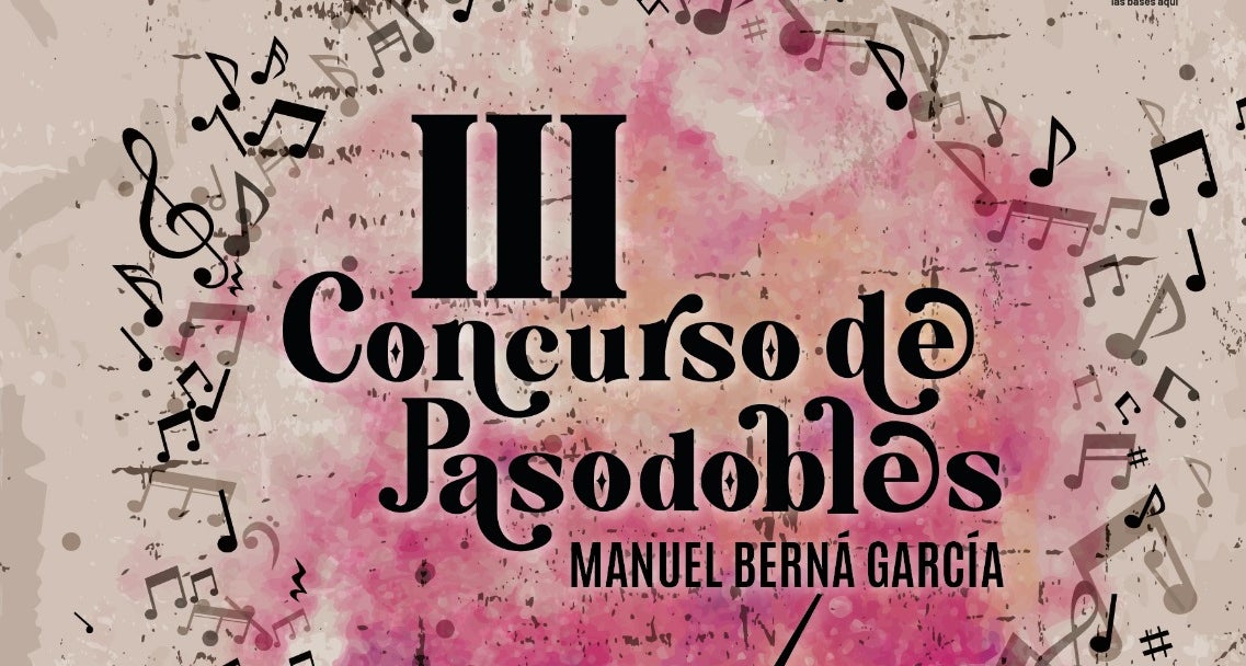 Cultura de Albatera anuncia su III Concurso Internacional de Paso-dobles Manuel Berná García Cultura de Albatera anuncia su III Concurso Internacional de Paso-dobles Manuel Berná García