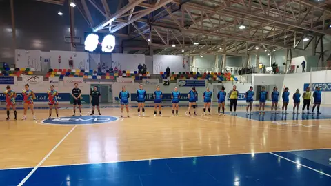 Inicio de partido del Lobas Inicio de partido del Lobas