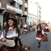 Los Danzarines Emeritenses abrirán el Gran Desfile del Carnaval Romano que se celebra este domingo