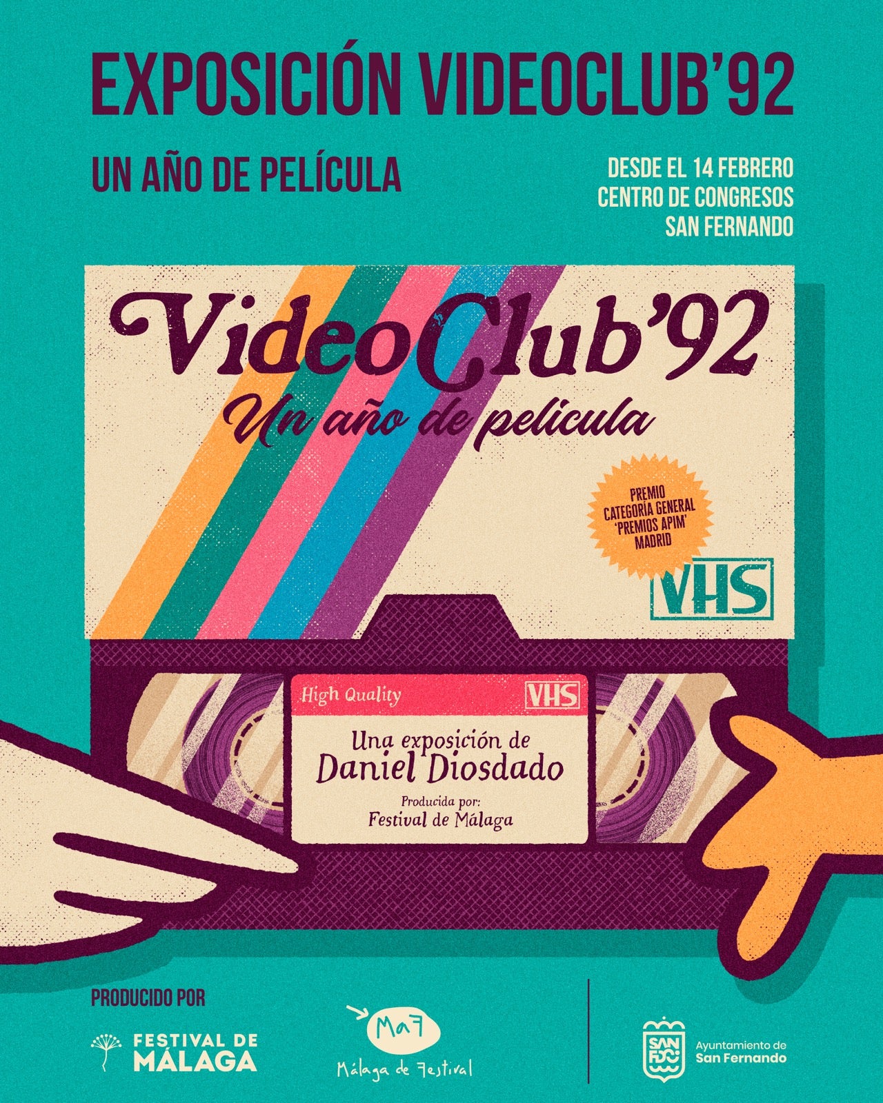 Un viaje por los años 90 con el ilustrador Daniel Diosdado, hasta marzo en San Fernando Un viaje por los años 90 con el ilustrador Daniel Diosdado, hasta marzo en San Fernando