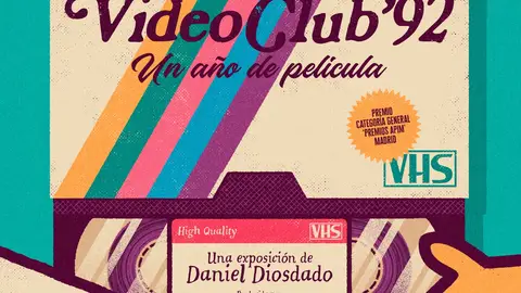 Cartel de la exposición Videoclub 92 Cartel de la exposición Videoclub 92