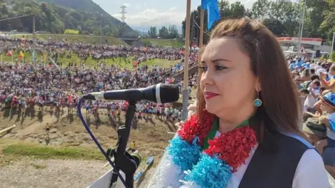 La premiada durante una de las salidas del Sella La premiada durante una de las salidas del Sella