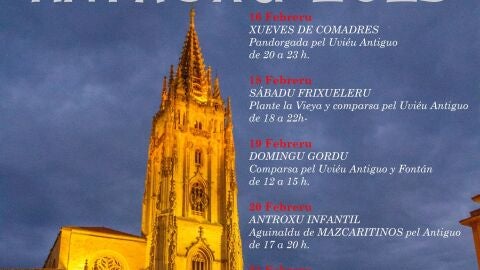 Programa mazcaritos carnaval Oviedo 2023