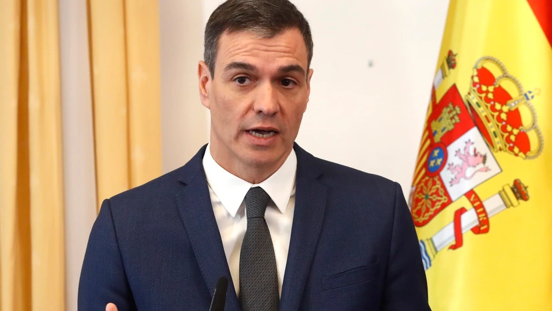 Pedro Sánchez, presidente del Gobierno, durante su rueda de prensa Pedro Sánchez, presidente del Gobierno, durante su rueda de prensa/ EFE/EPA/ANTONIO BAT