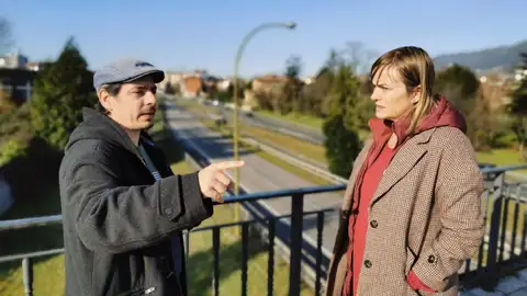 El concejal de Somos Oviedo, Ignacio Fernández del Páramo, y la candidata de Podemos a la presidencia del Principado, Covadonga Tomé. - SOMOS OVIEDO El concejal de Somos Oviedo, Ignacio Fernández del Páramo, y la candidata de Podemos a la presidencia del Principado, Covadonga Tomé. - SOMOS OVIEDO