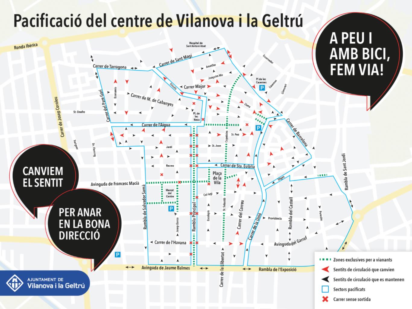 La pacificació del trànsit i els projectes d'aparcaments dissuassoris a Vilanova La pacificació del trànsit i els projectes d'aparcaments dissuassoris a Vilanova