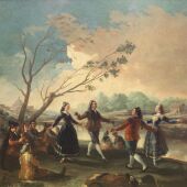 Baile a orillas del Manzanares, de Francisco de Goya