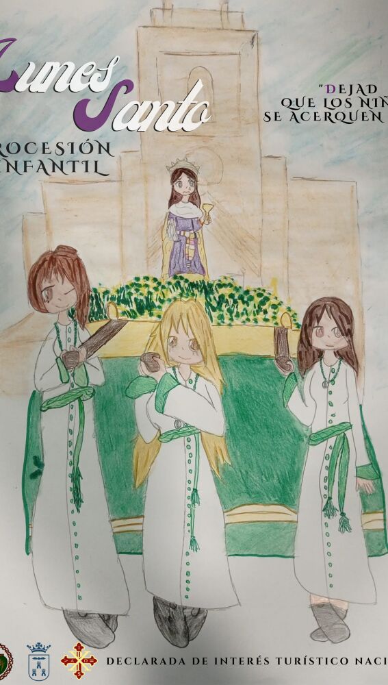 Cartel infantil Semana Santa de Albacete 
