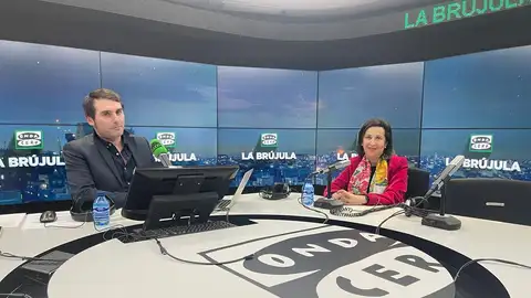Margarita Robles, en el estudio de Onda Cero. Margarita Robles, en el estudio de Onda Cero.