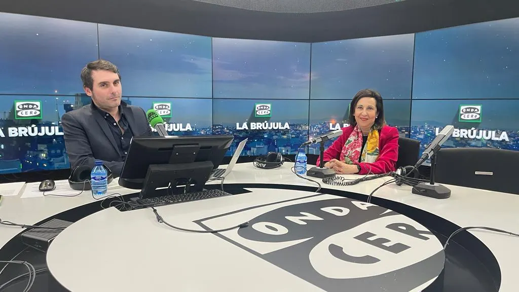 Margarita Robles, en el estudio de Onda Cero.