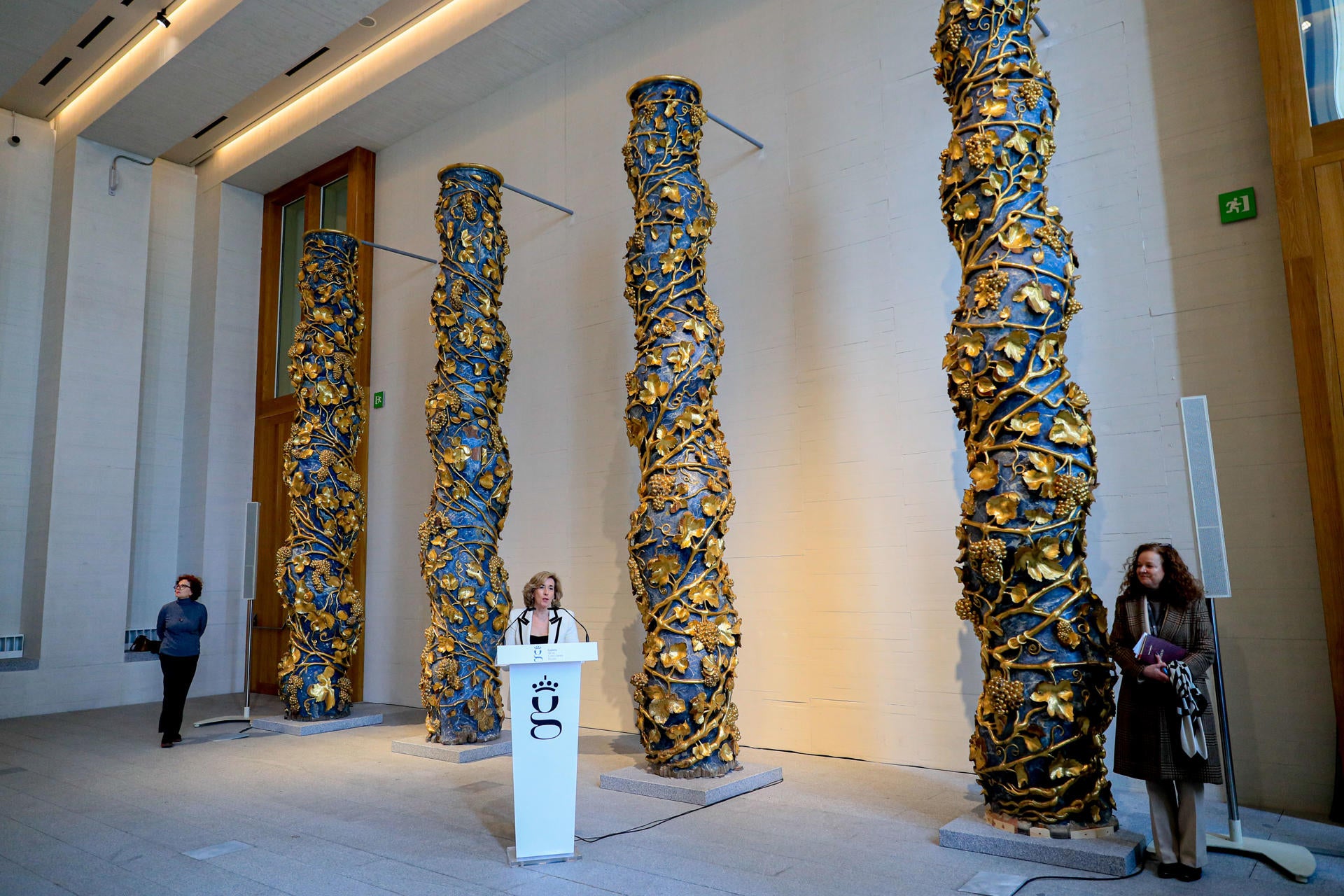 Así son las columnas que inauguran la Galería de las Colecciones Reales en Madrid Así son las columnas que inauguran la Galería de las Colecciones Reales en Madrid