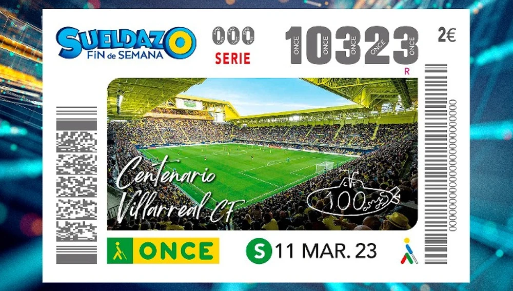 Cupón conmemorativo del centenario del Villarreal Cupón conmemorativo del centenario del Villarreal