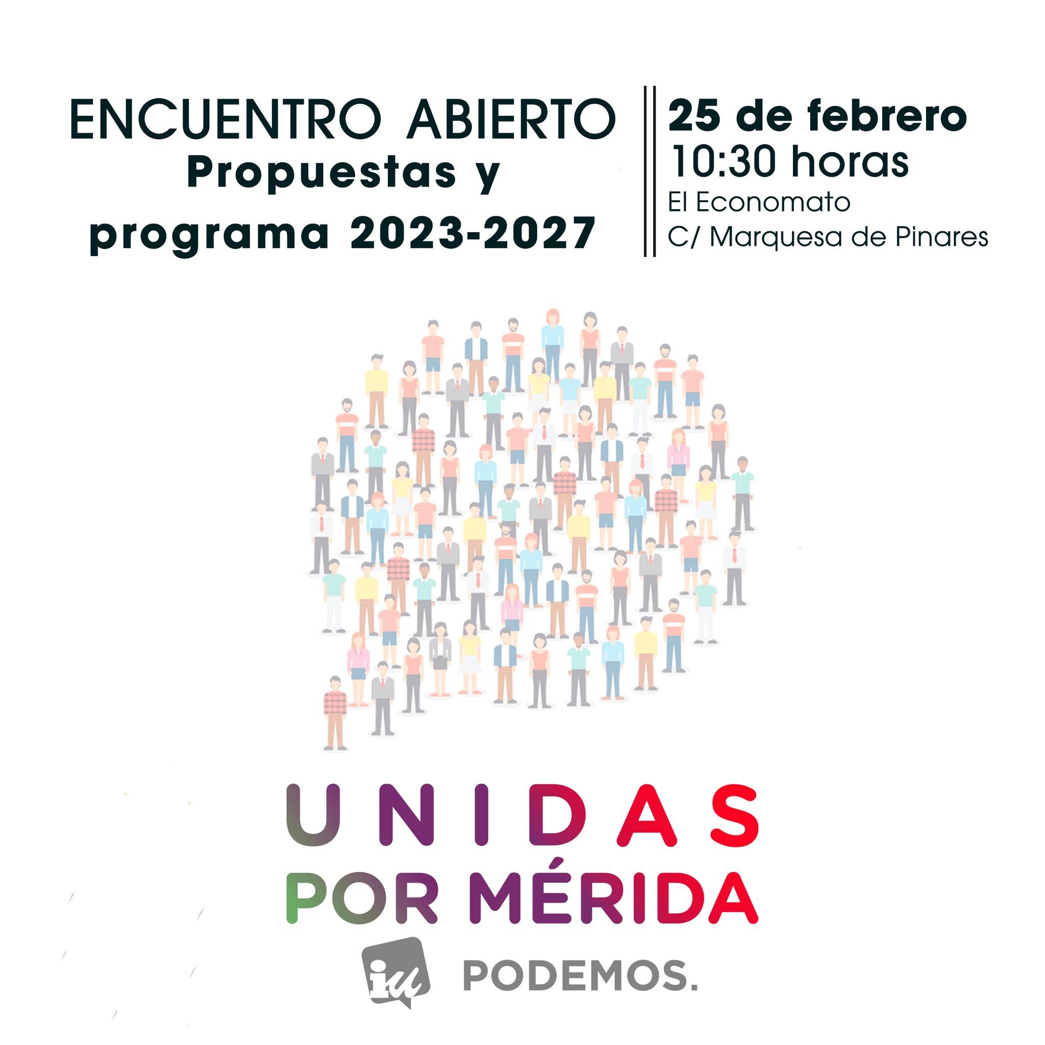 Unidas por Mérida organiza unas jornadas programáticas abiertas Unidas por Mérida organiza unas jornadas programáticas abiertas