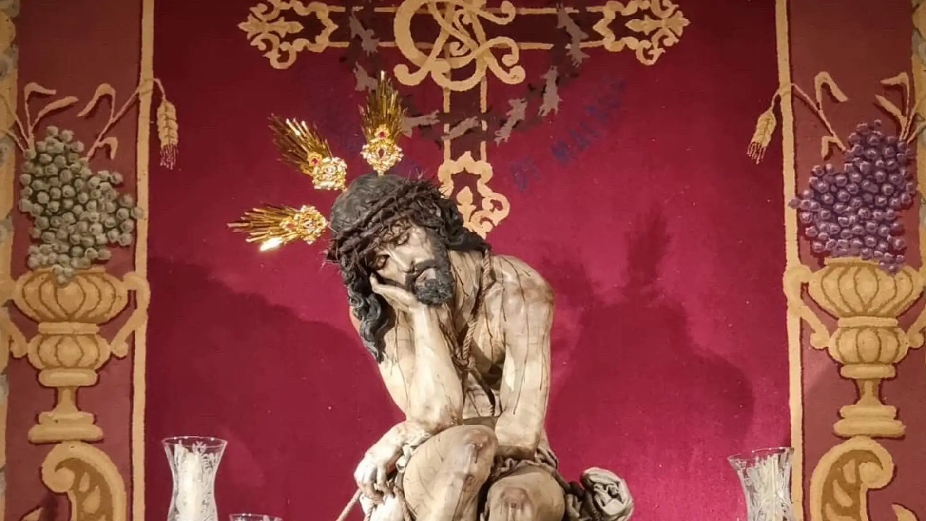 El Cristo de la Humildad y Paciencia está ya en San Julián