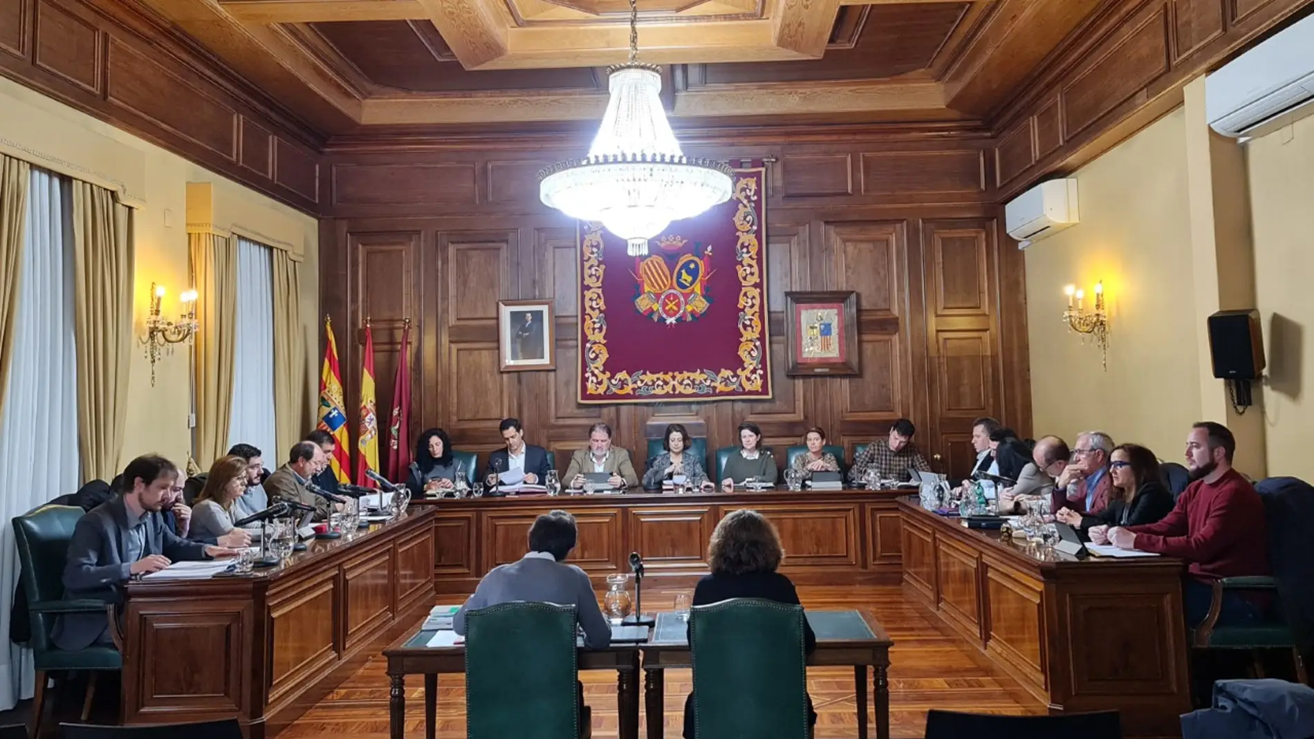 Pleno del ayuntamiento de Teruel