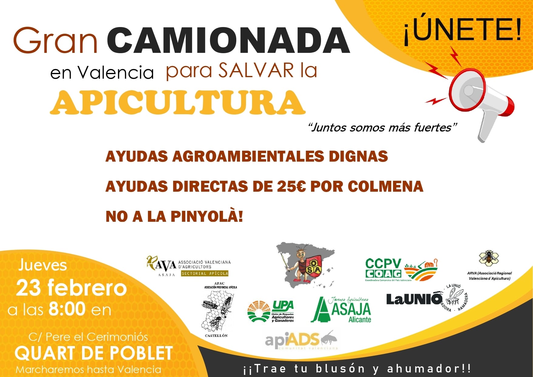 Los apicultores reclaman ayudas dignas para el mantenimiento del sector en la Comunitat Valenciana Los apicultores reclaman ayudas dignas para el mantenimiento del sector en la Comunitat Valenciana