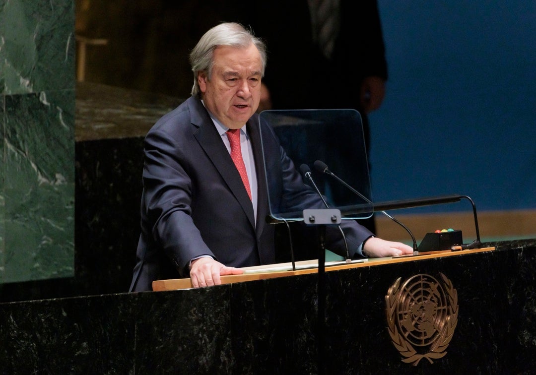 Antonio Guterres califica de "inaceptables" las amenazas del uso de armas nucleares Antonio Guterres califica de "inaceptables" las amenazas del uso de armas nucleares