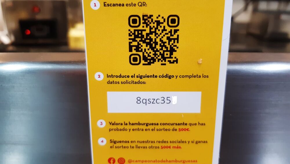 Código de barras para votar por Lucy