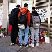 Imagen de la fachada de la casa de la familia de las gemelas de Sallent Imagen de la fachada de la casa de la familia de las gemelas de Sallent