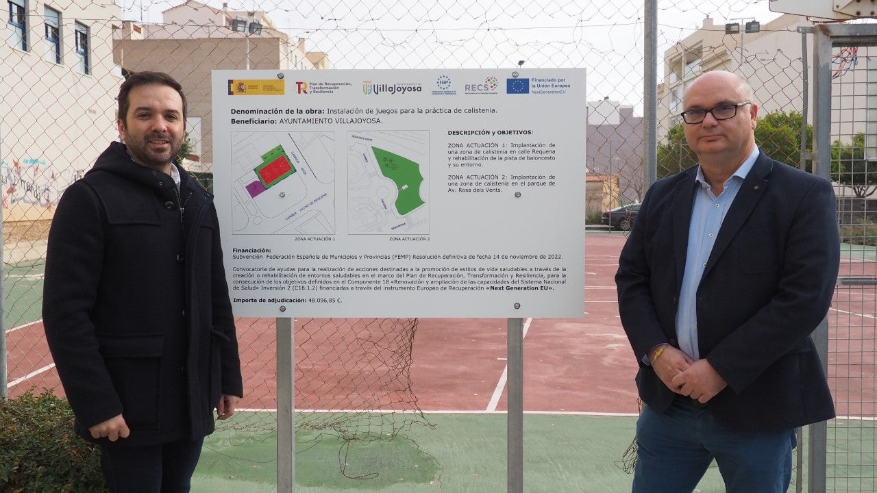 La Vila Joiosa creará dos parques de calistenia con fondos europeos Next Generation La Vila Joiosa creará dos parques de calistenia con fondos europeos Next Generation