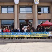 Vila-real guarda cinco minutos de silencio en solidaridad con el pueblo ucraniano