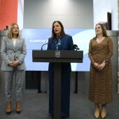 Patricia Cavada, Ana Carrera y Regla Moreno