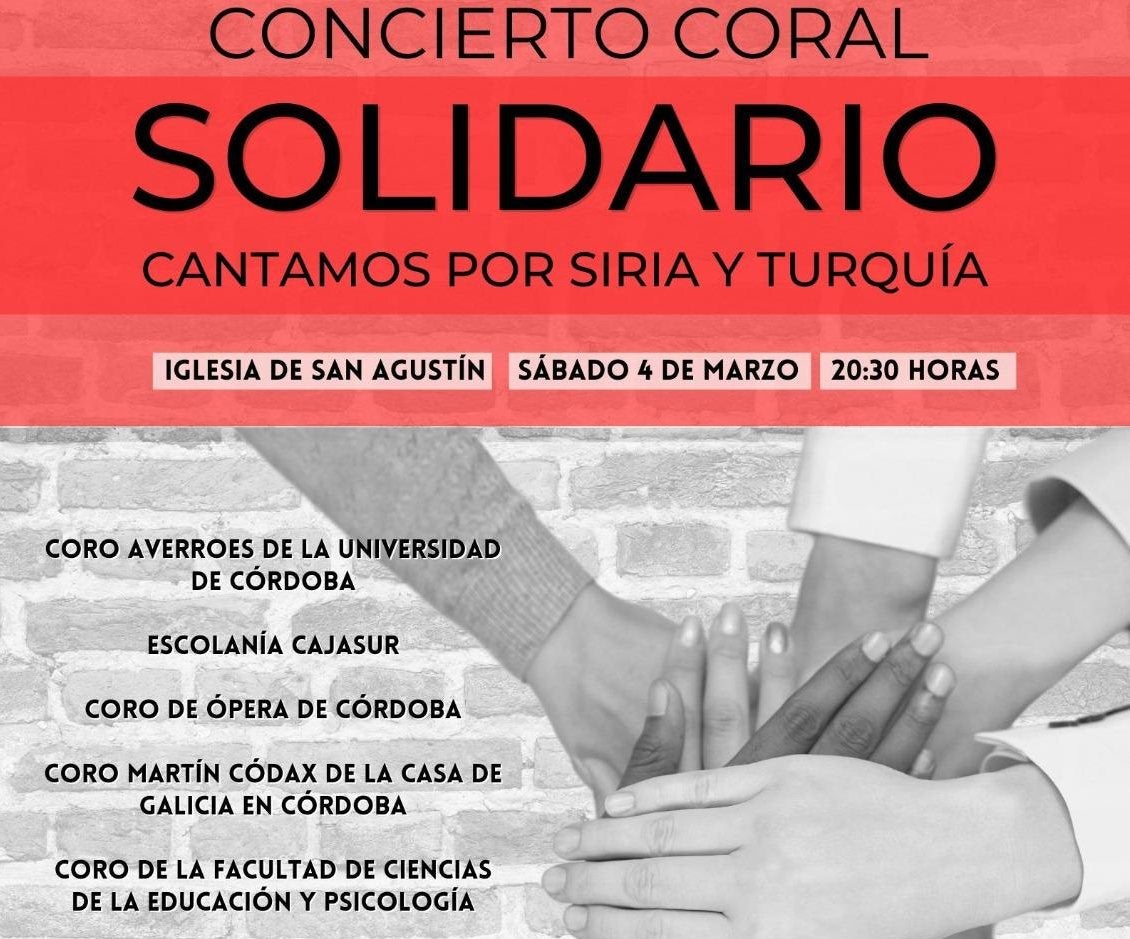 Un concierto coral a favor de Siria y Turquía Un concierto coral a favor de Siria y Turquía