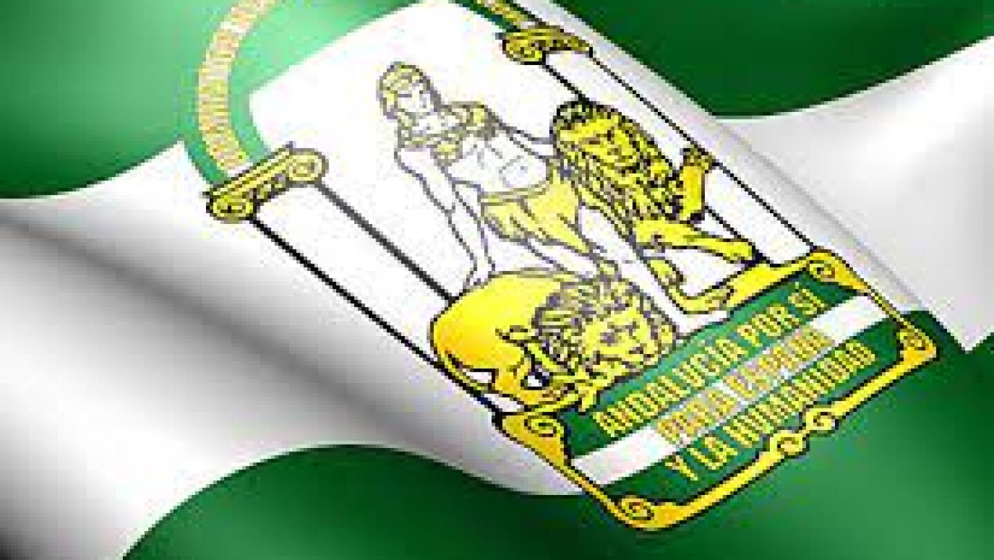 Bandera y escudo de Andaluc&iacute;a