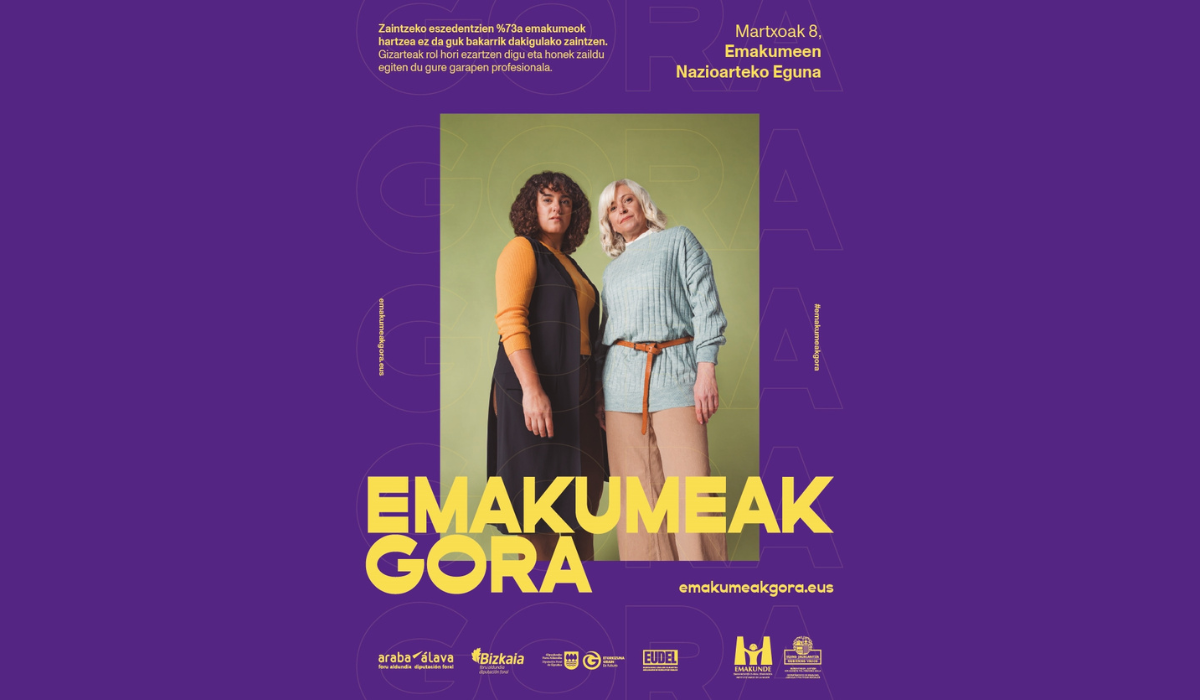 Emakumeak gora! reivindica más mujeres en puestos de liderazgo Emakumeak gora! reivindica más mujeres en puestos de liderazgo