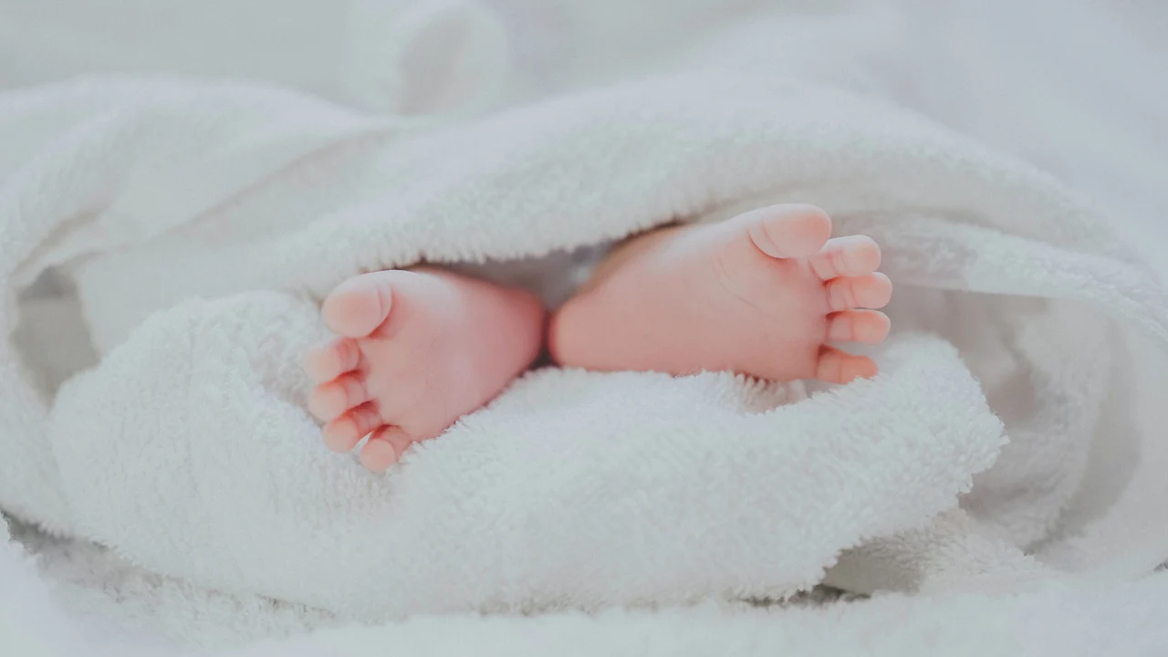 Pies de un bebé