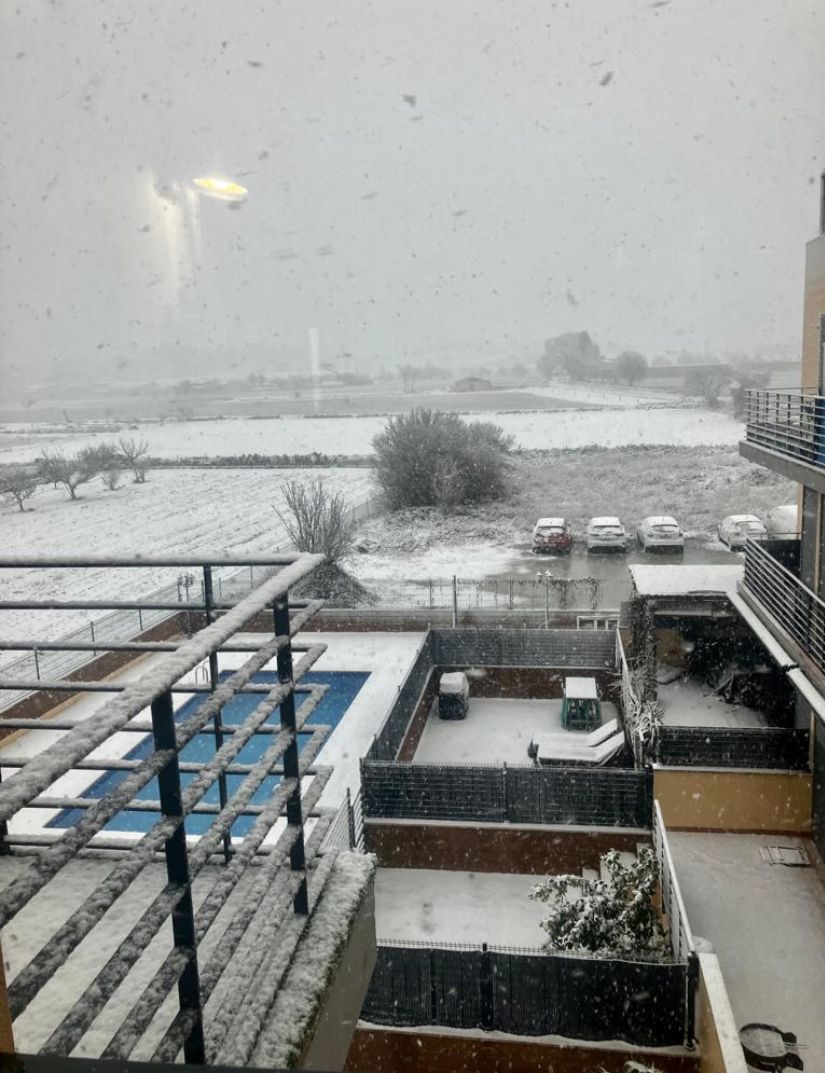 Juliette deja medio metro de nieve en la Serra, mientras que en Palma podría nevar pero sin cuajar Juliette deja medio metro de nieve en la Serra, mientras que en Palma podría nevar pero sin cuajar