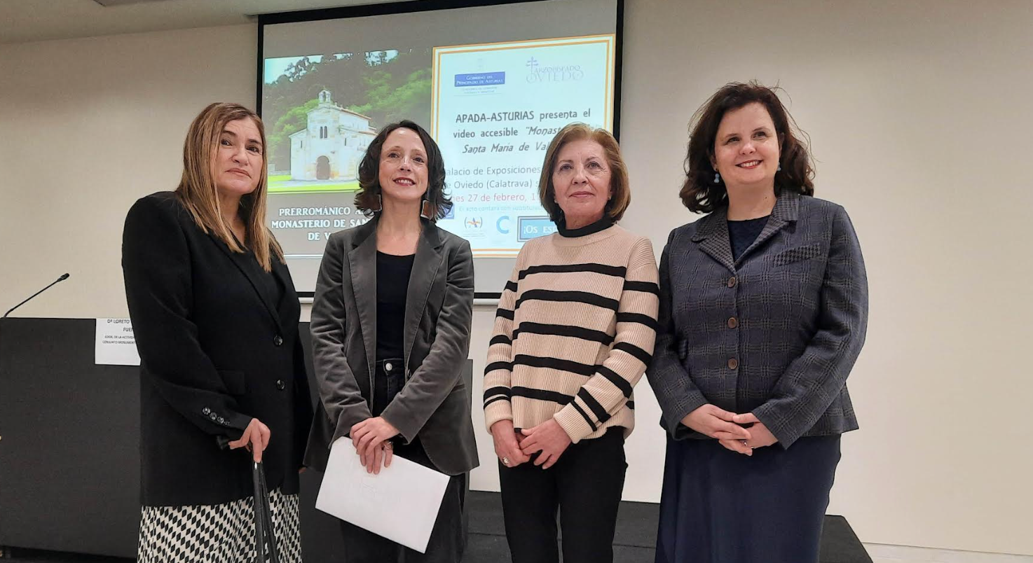Presentado un vídeo del Monasterio de Santa María de Valdediós adaptado a personas con discapacidad auditiva Presentado un vídeo del Monasterio de Santa María de Valdediós adaptado a personas con discapacidad auditiva
