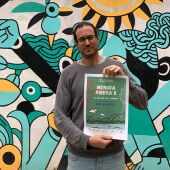 El concejal de Juventud, Guillermo Sampedro, presenta el cartel de la segunda jornada de reforestación del Río Palancia