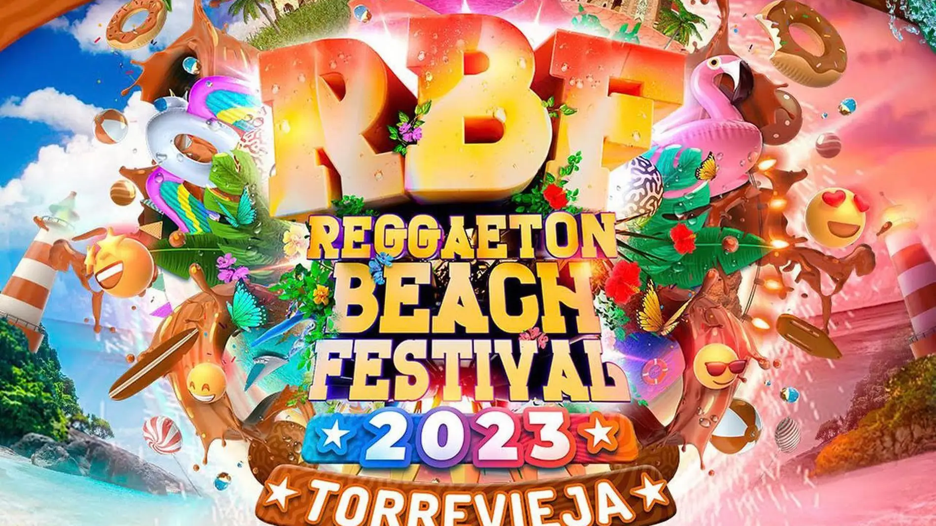 Artistas confirmados para el Reggaeton Beach Festival los días 5 y 6 de agosto en Torrevieja 