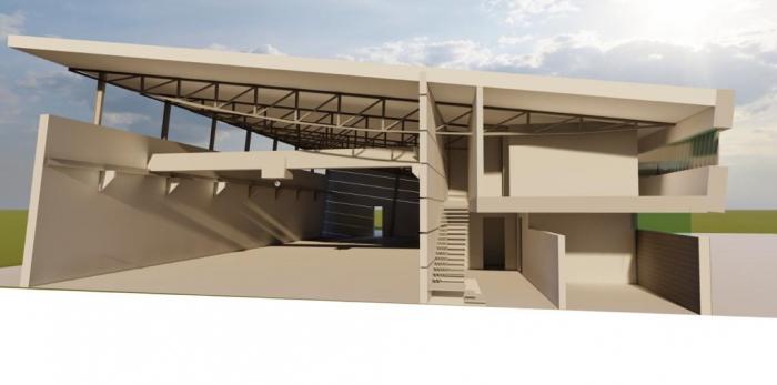 Presentado el hangar para prácticas formativas Presentado el hangar para prácticas formativas