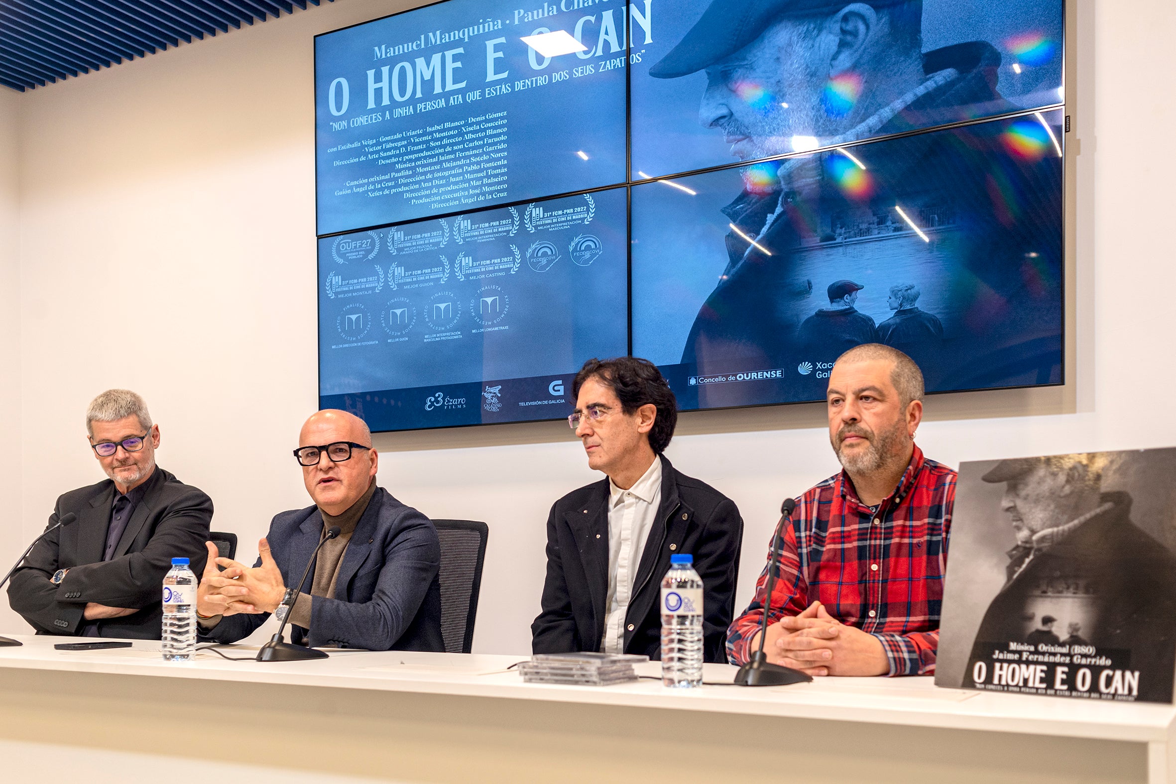 O ourensan Jaime Fernandez presenta a BSO de "O home e o can" O ourensan Jaime Fernandez presenta a BSO de "O home e o can"