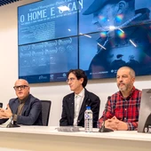 O ourensan Jaime Fernandez prenseta a BSO de "O home e o can" O ourensan Jaime Fernandez prenseta a BSO de "O home e o can"