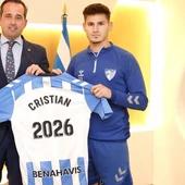 Cristian, del Málaga CF Cristian, del Málaga CF