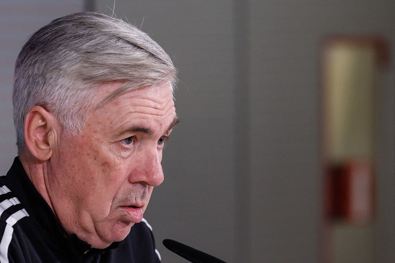 Ancelotti: "no sé lo qué es el 'cagómetro'" Ancelotti: "no sé lo qué es el 'cagómetro'"