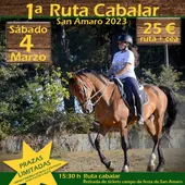 I Ruta Cabalar de San Amaro a celebrar o 4 de Marzo I Ruta Cabalar de San Amaro a celebrar o 4 de Marzo