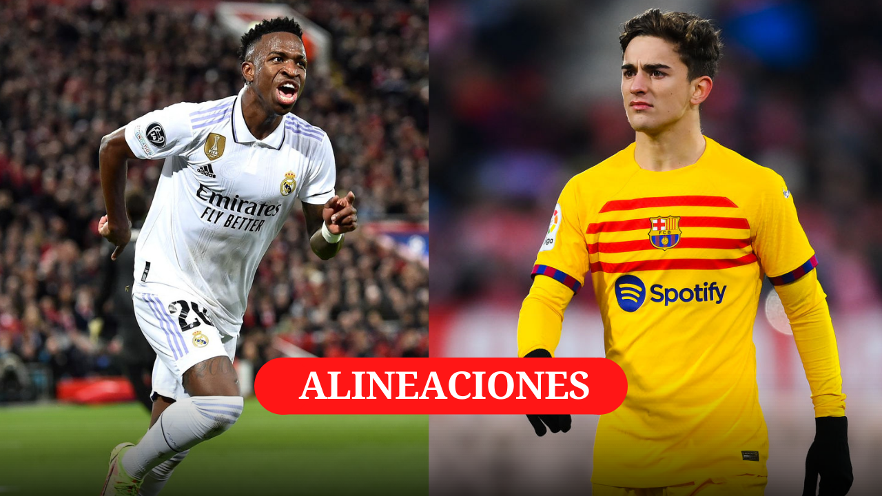 Alineación de Real Madrid y FC Barcelona en el Clásico de Copa del Rey Alineación de Real Madrid y FC Barcelona en el Clásico de Copa del Rey