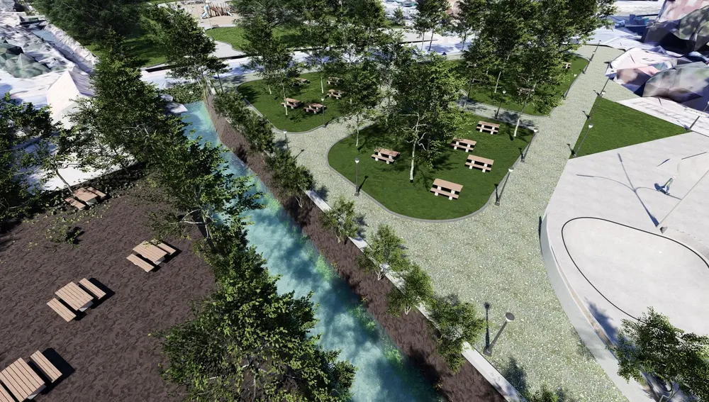 Sueña Torrevieja presenta su proyecto de remodelación para el Parque de la Estación y zonas colindantes en el Acequión