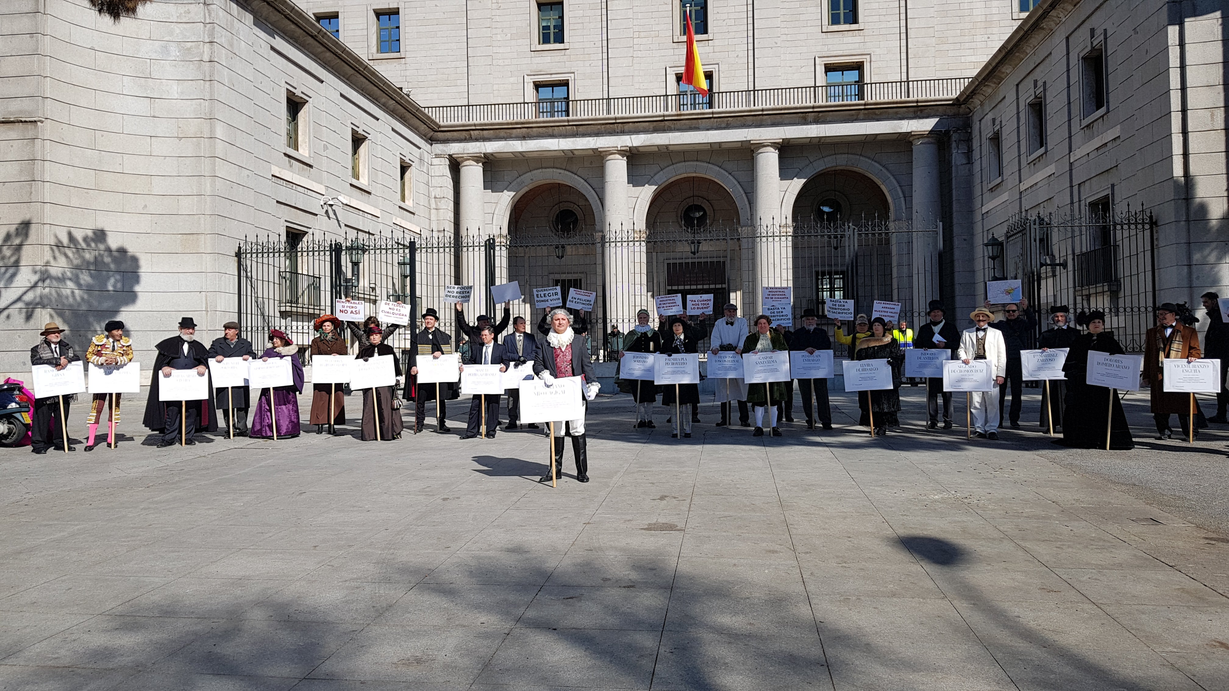 Performance de Teruel Existe contra la despoblación Performance de Teruel Existe contra la despoblación