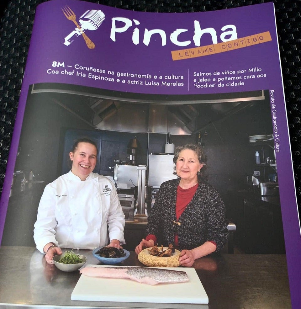 Mulleres á fronte da gastronomía e da cultura no novo número da Revista Pincha Mulleres á fronte da gastronomía e da cultura no novo número da Revista Pincha