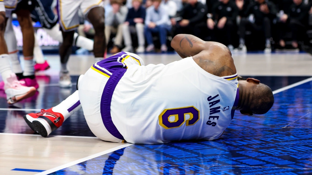 Lebron, lesionado Lebron, lesionado