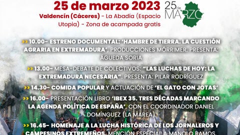 La Asociaci&oacute;n 25 de Marzo, celebrar&aacute; el verdadero d&iacute;a de Extremadura con diversos actos en Valdenc&iacute;n