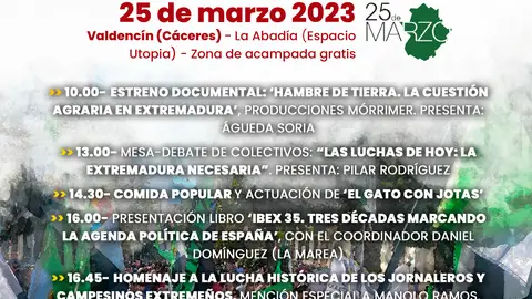 La Asociación 25 de Marzo, celebrará el verdadero día de Extremadura con diversos actos en Valdencín La Asociación 25 de Marzo, celebrará el verdadero día de Extremadura con diversos actos en Valdencín